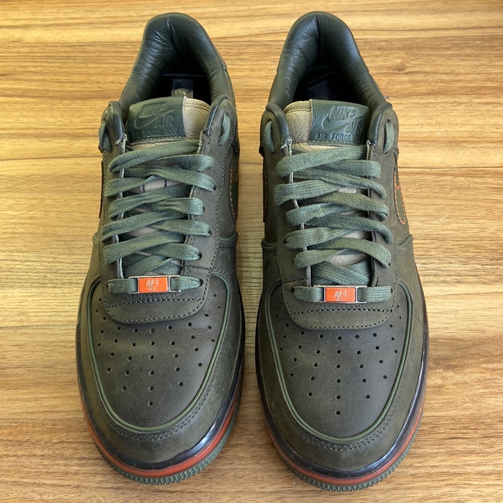 Nike Men’s Air Force 1 Low Olive Green with Brown Accents